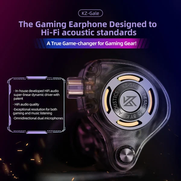 kz gale high perfomance dynamic driver now available at hzstech.pk