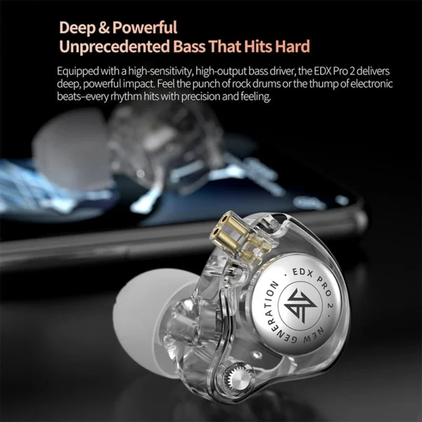 KZ EDX Pro 2 (Type-C) Built in DSP, Dynamic IEM