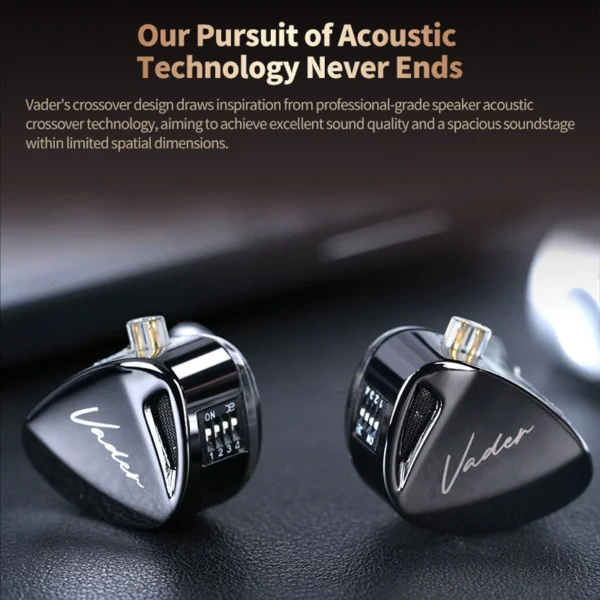 KZ Vader Triple Dynamic Driver IEM – 3DD Hi-Fi In-Ear Monitor