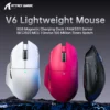 attack-shark-v6-lightweight-mouse-all-colors-pakistan Attack Shark V6 lightweight gaming mouse lineup featuring white, pink, and black color variants available in Pakistan