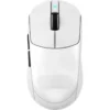Top view of the white Attack Shark X8SE wireless gaming mouse with custom grip tape, available at the best price in Pakistan on hzstech.