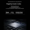 Flagship Cirrus Logic CS43131 decoding chip featured inside the JCALLY JM10 DAC, supporting 32-bit/384kHz and DSD256.