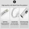 Close-up build details of the JCALLY JM7L silver-plated wire, in stock at HZS Tech Pakistan.