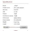 Complete technical specifications for the JCALLY JM7L audio adapter, offering the best price in Pakistan at hzstech.pk